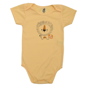 Body Manga Corta Cuello Redondo Pechera Estampada EDWINÝS JR.