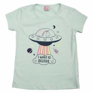 Camiseta Estampada Mangas Cortas Cuello Redondo SWEET COLOR