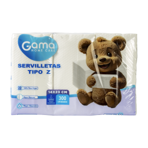 Servilleta En Z GAMA X 300 Uds
