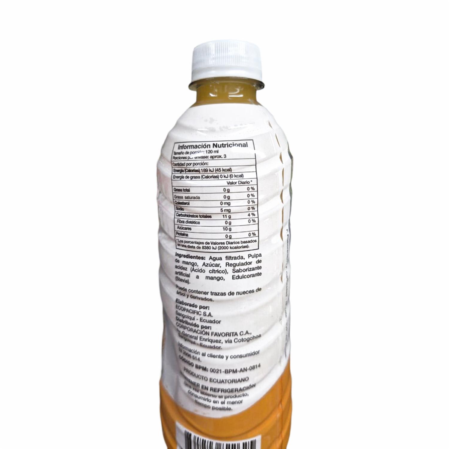 Néctar De Mango En Botella EL ARTESANAL 350 Ml - Image 4