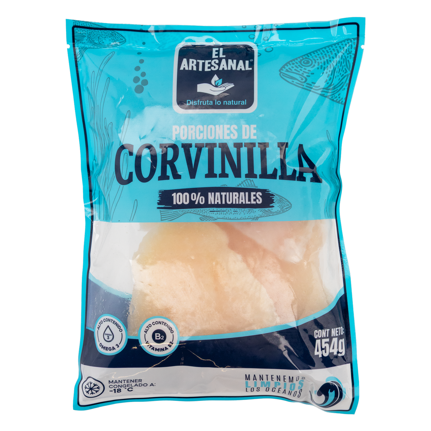 Pescado Corvinilla EL ARTESANAL 454 G
