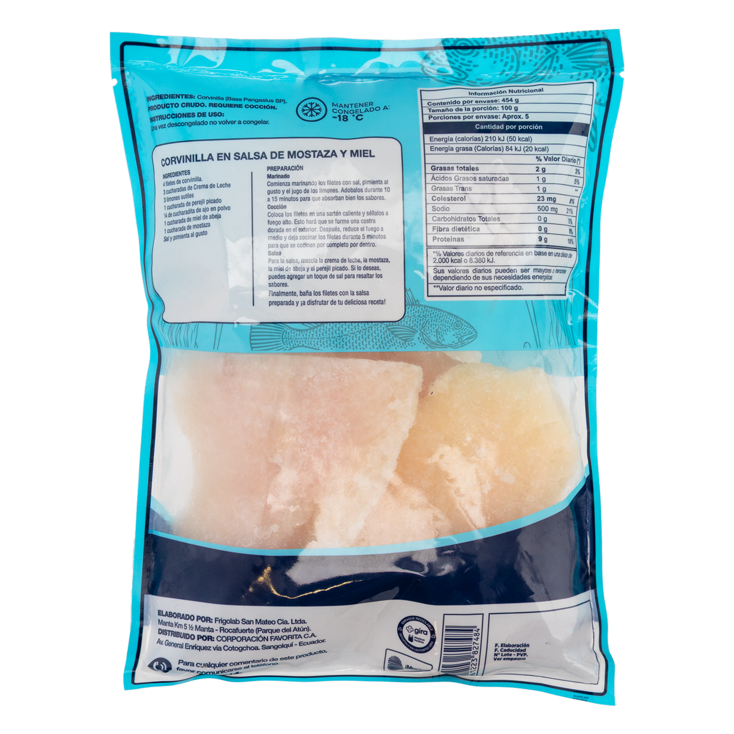 Pescado Corvinilla EL ARTESANAL 454 G - Image 2