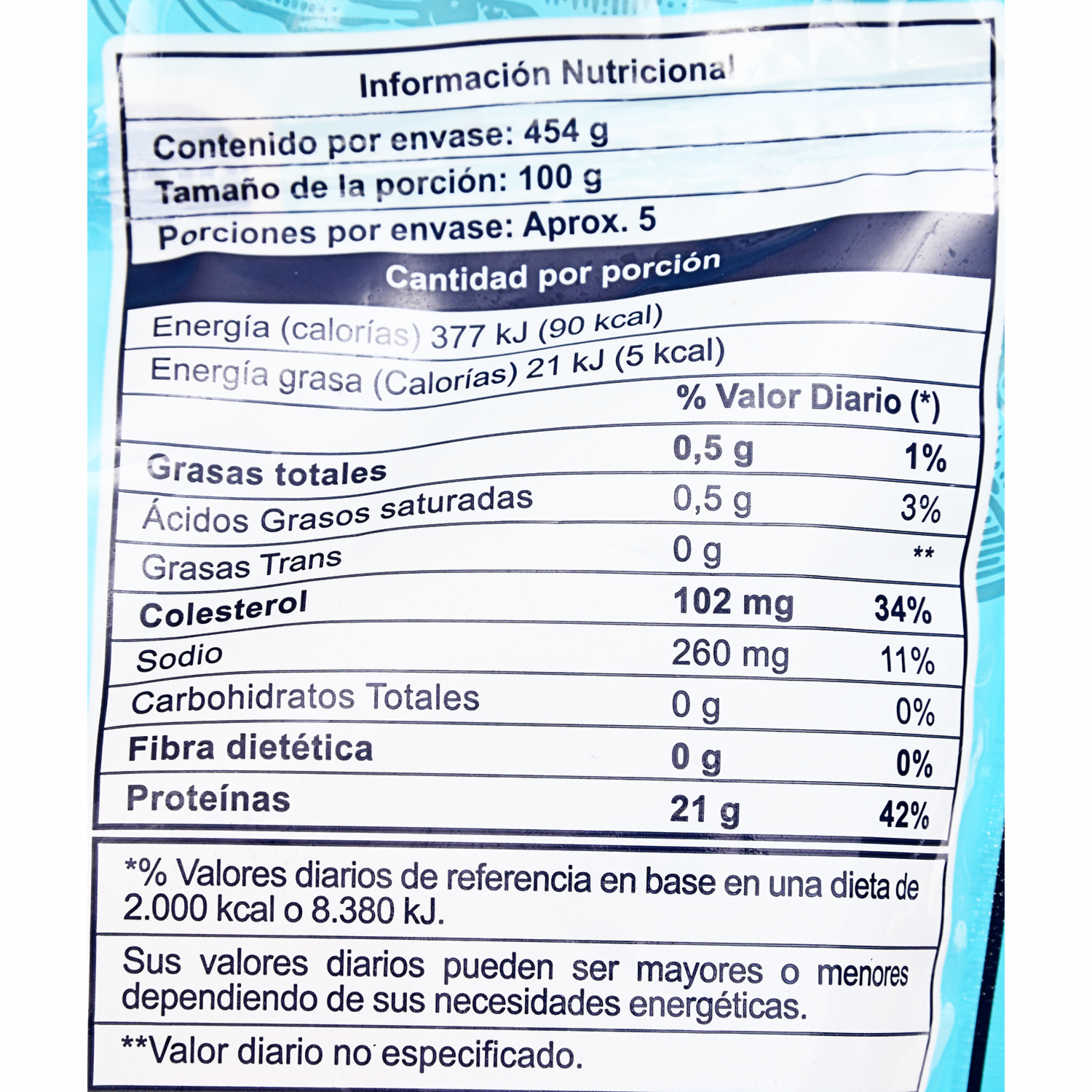 Mix De Mariscos Congelados EL ARTESANAL 454 G - Image 2