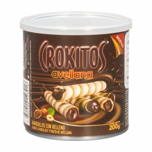 Barquillos De Avellana En Lata CROKITOS 200   G