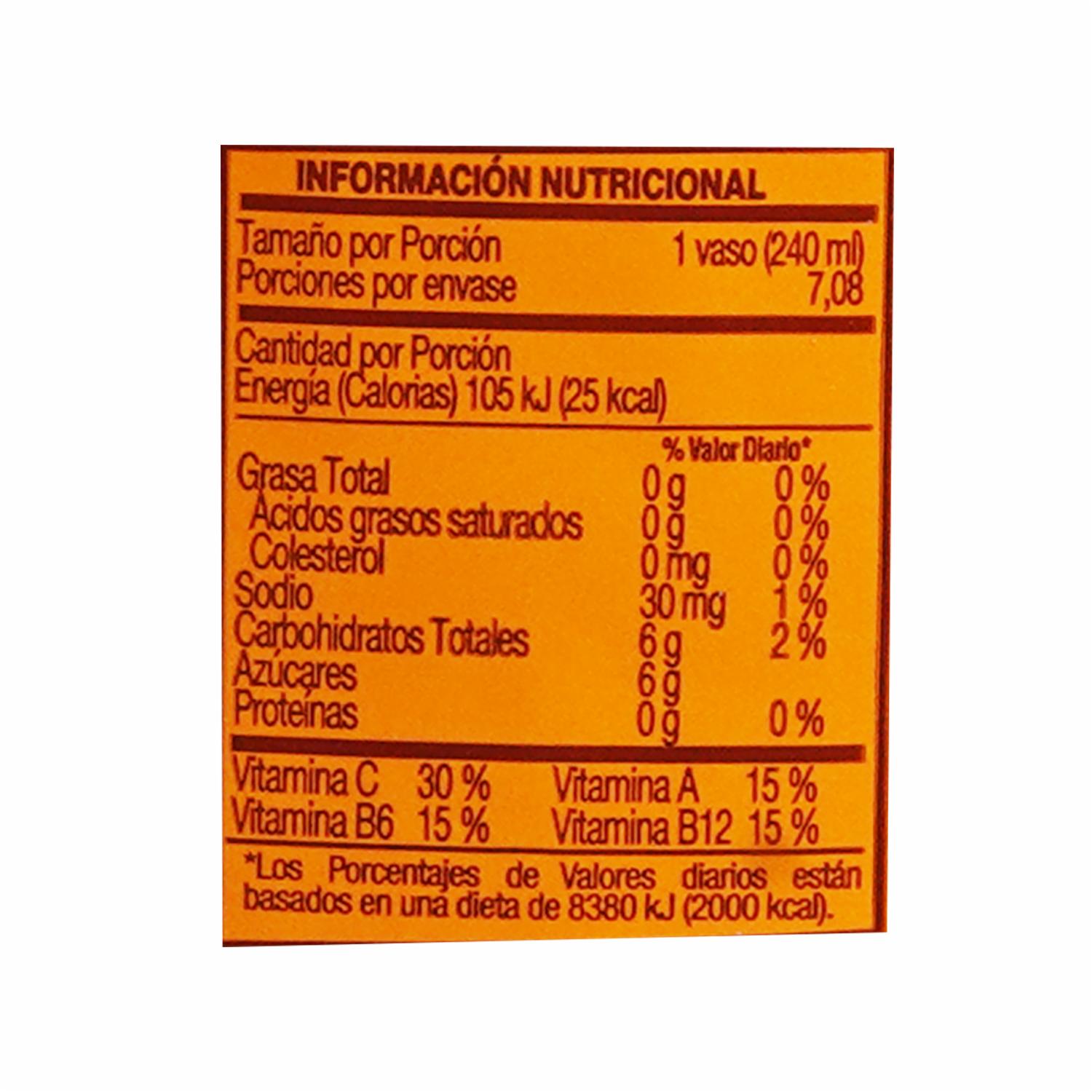Bebida De Naranja Punch CIFRUT 1700 ML - Image 2