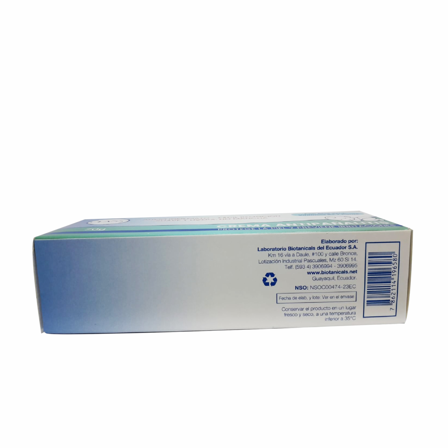 Crema Dermoprotectora Antipañalitis Hidratante CLANS 70 G - Image 2
