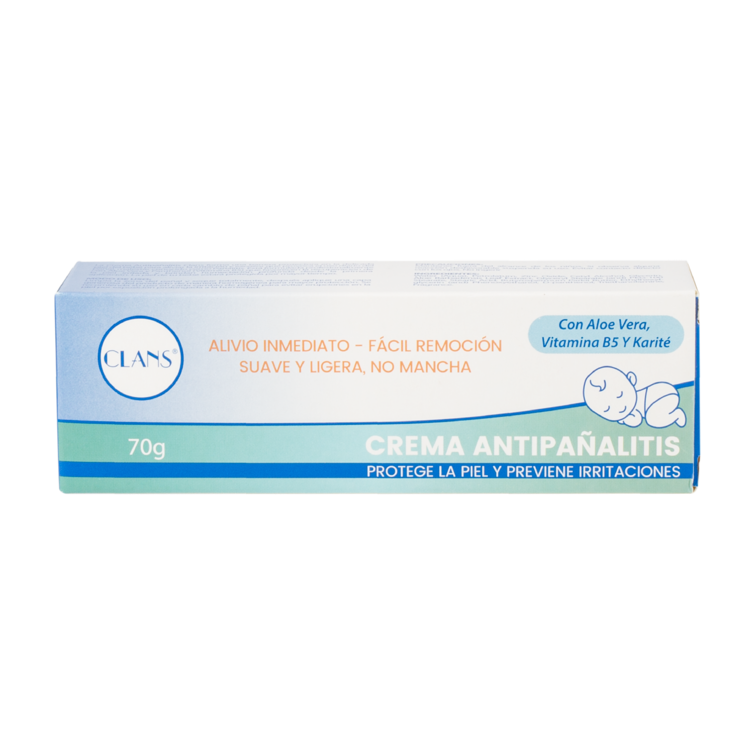 Crema Dermoprotectora Antipañalitis Hidratante CLANS 70 G - Image 4