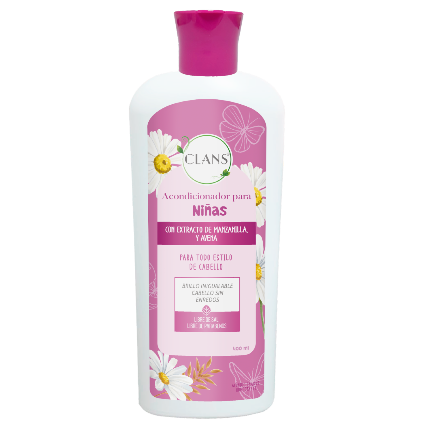 Acondicionador De Cabello Para niñas CLANS 400 Ml
