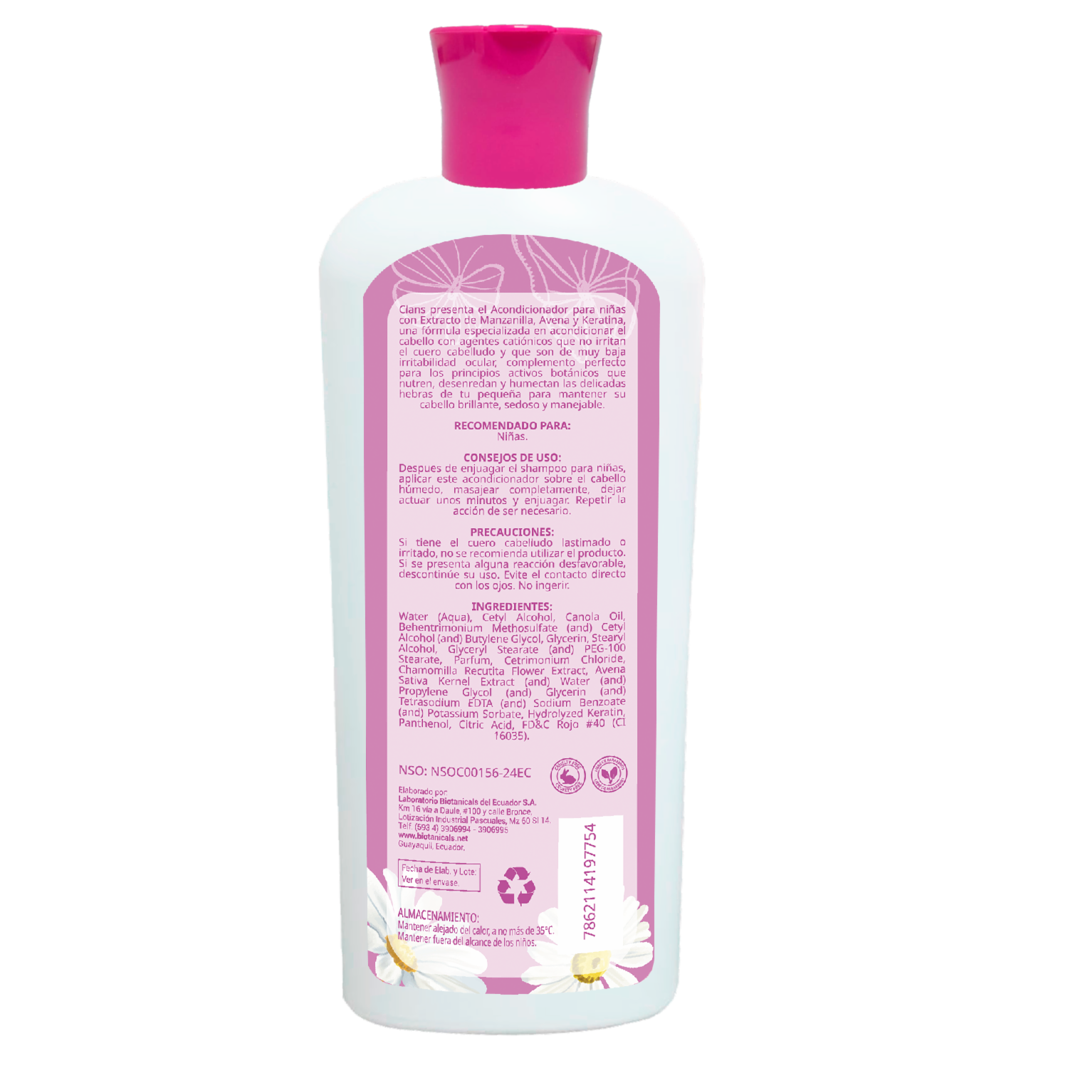 Acondicionador De Cabello Para niñas CLANS 400 Ml - Image 2