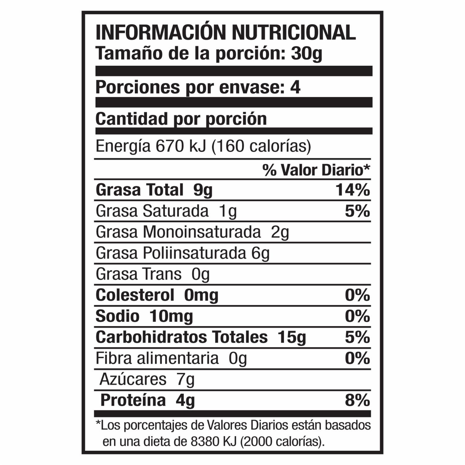 Frutos Secos Mix Natural CORFRUIT 120 G - Image 2