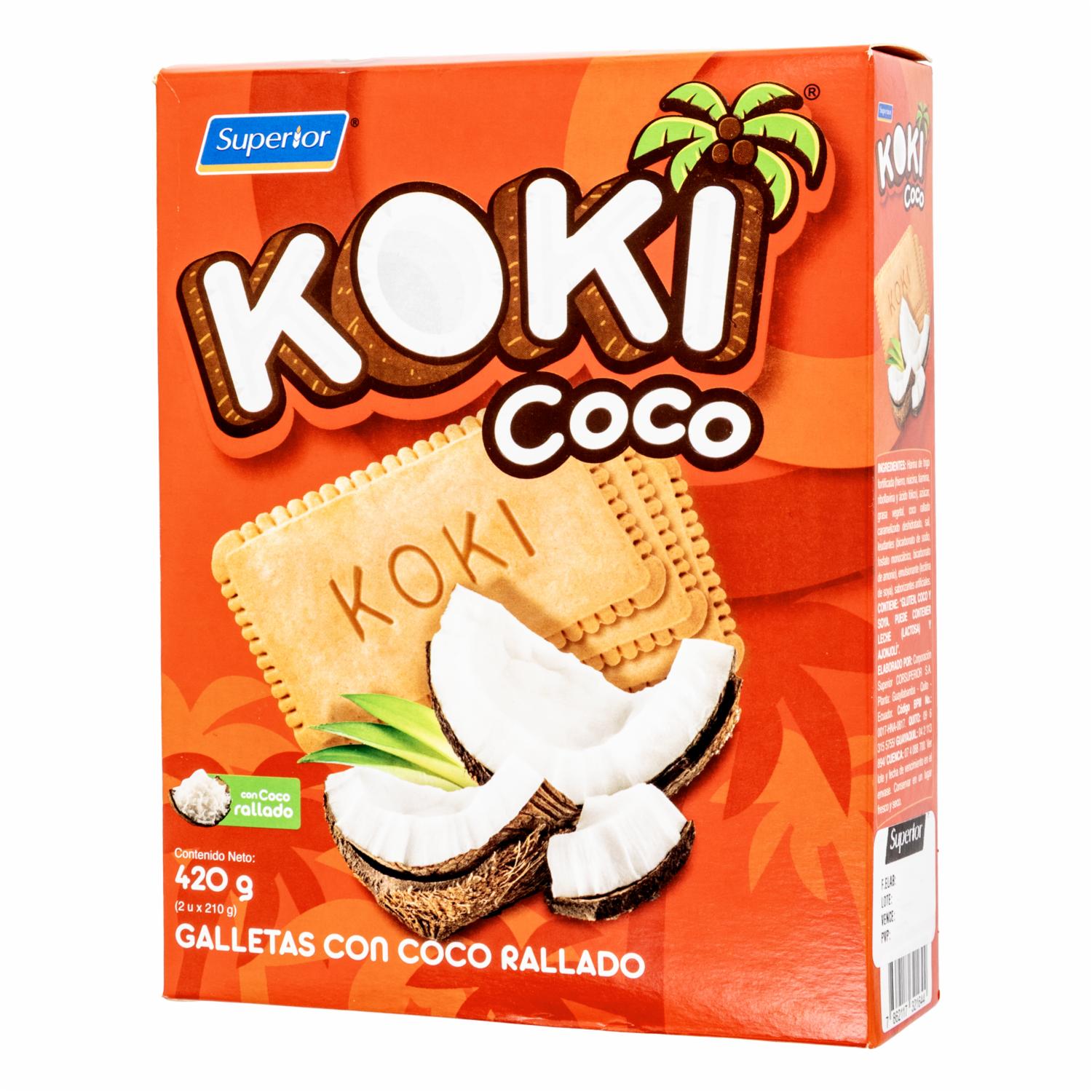 Galleta De Dulce Con Coco Rallado KOKI 420 G - Image 4