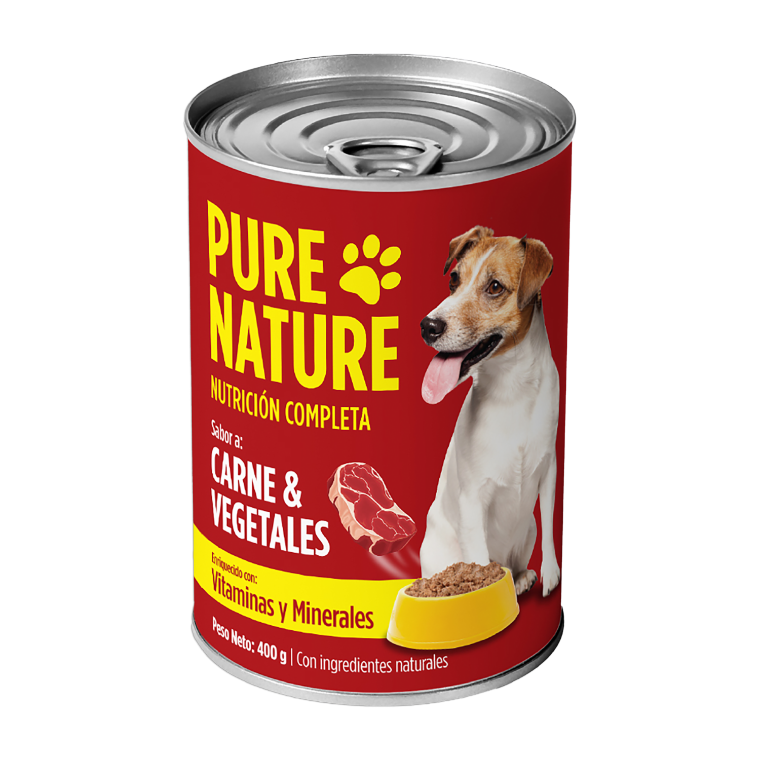 Alimento Húmedo Para Perros Perro Carne Con Vegetales PURE NATURE 400 G - Image 2