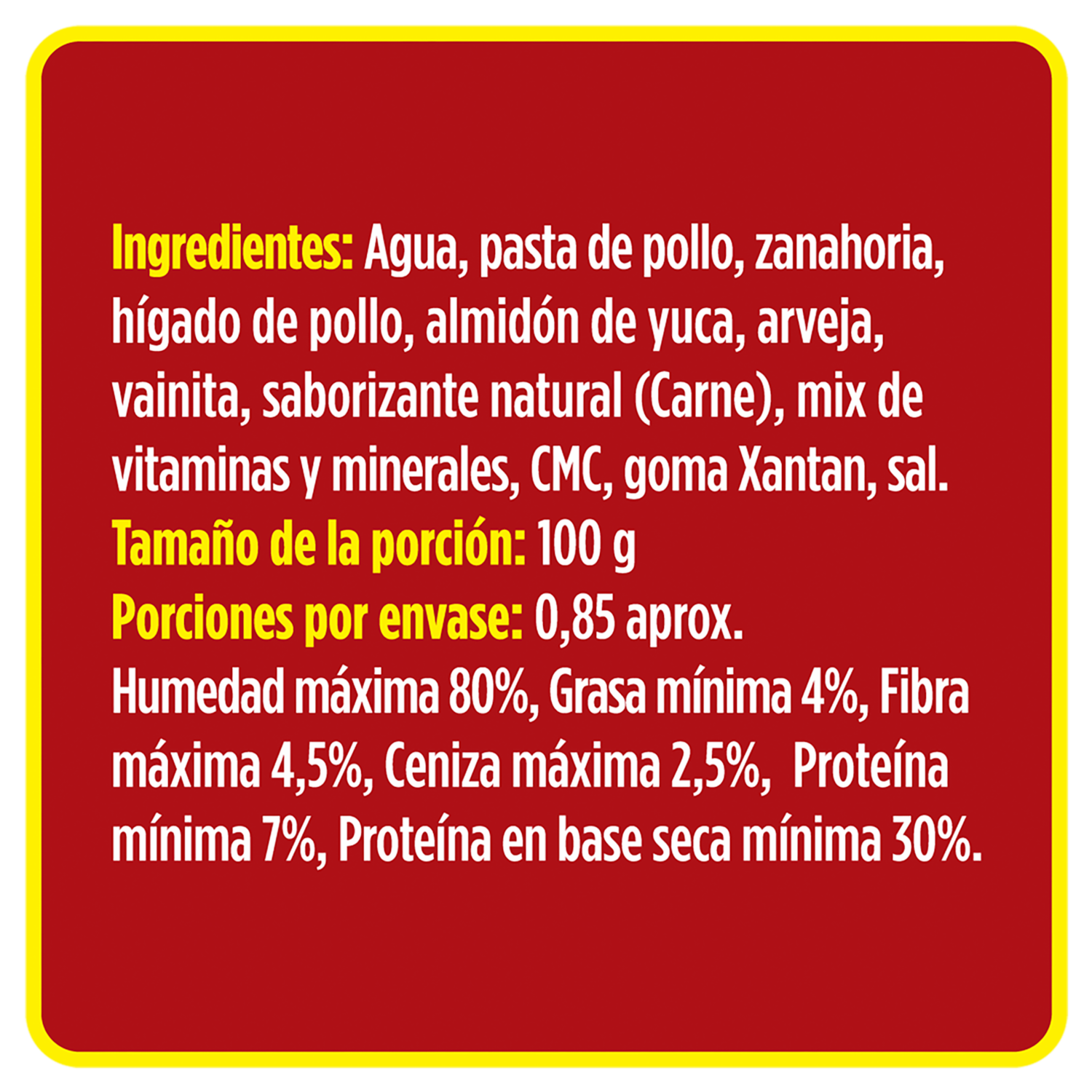 Alimento Húmedo Para Perros Carne Con Vegetales PURE NATURE 85 G - Image 2