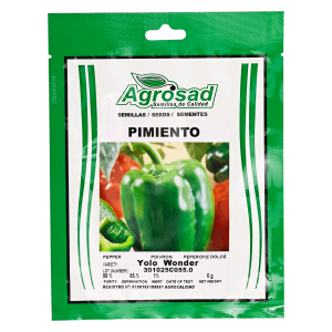 Semillas De Pimiento Yolo Wonder AGROSAD 6 g