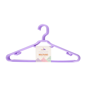 Armador Para Ropa Plástico Color Lavanda HANGERS S.A. 1 X 5 Uds