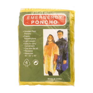 Poncho Plástico Contra Agua AQUALIFE Unidad