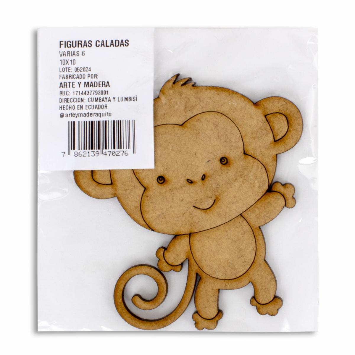 Figuras Caladas De Animales De Selva ARTES Y MADERA 10 X 10 - Image 2