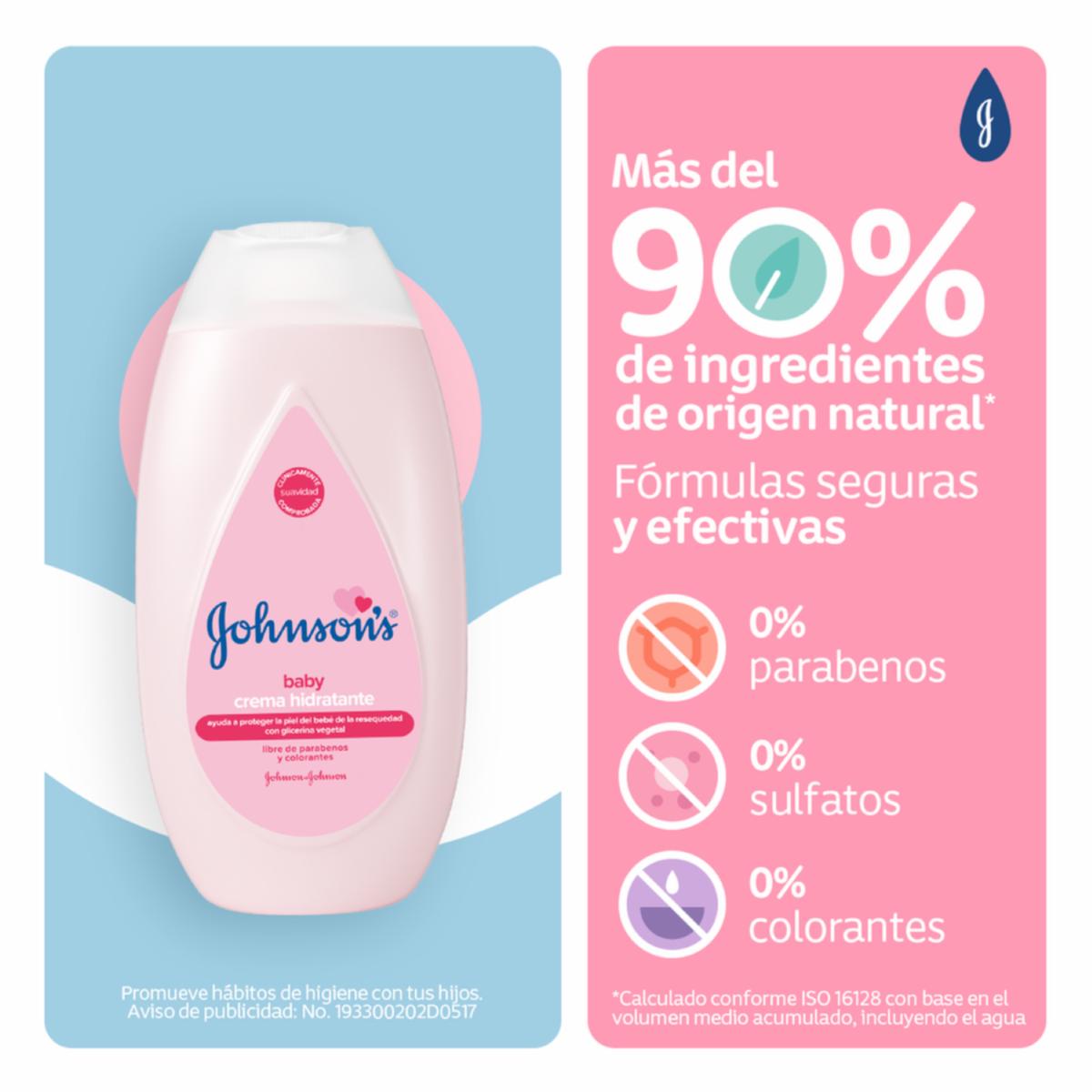 Crema Corporal Infantil Líquida Original Libre De Parabenos Y Colorantes JOHNSON'S 200 Ml - Image 4