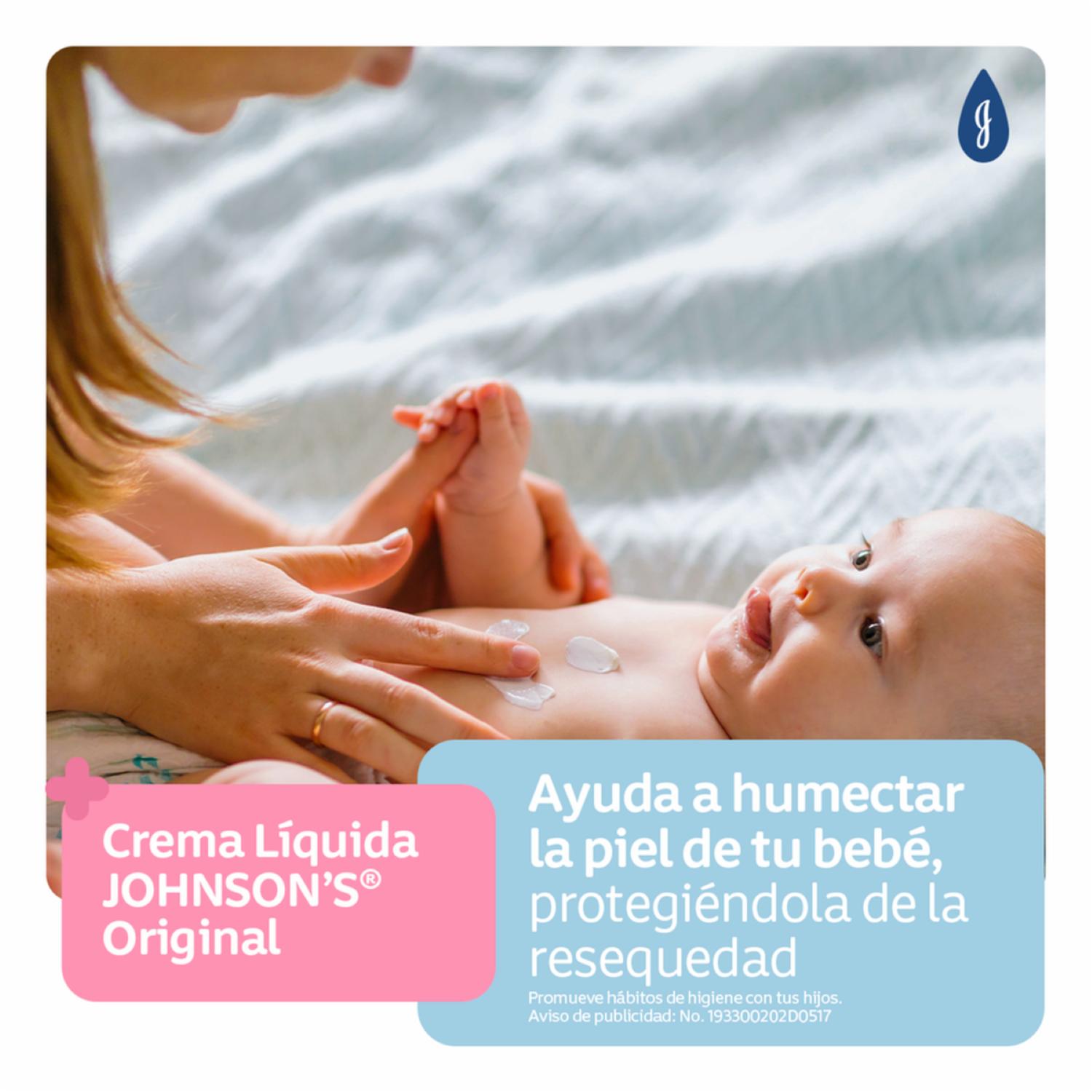 Crema Corporal Infantil Líquida Original Libre De Parabenos Y Colorantes JOHNSON'S 200 Ml - Image 6