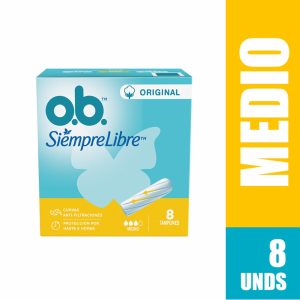 Tampón Original Medio O.B. 8 U