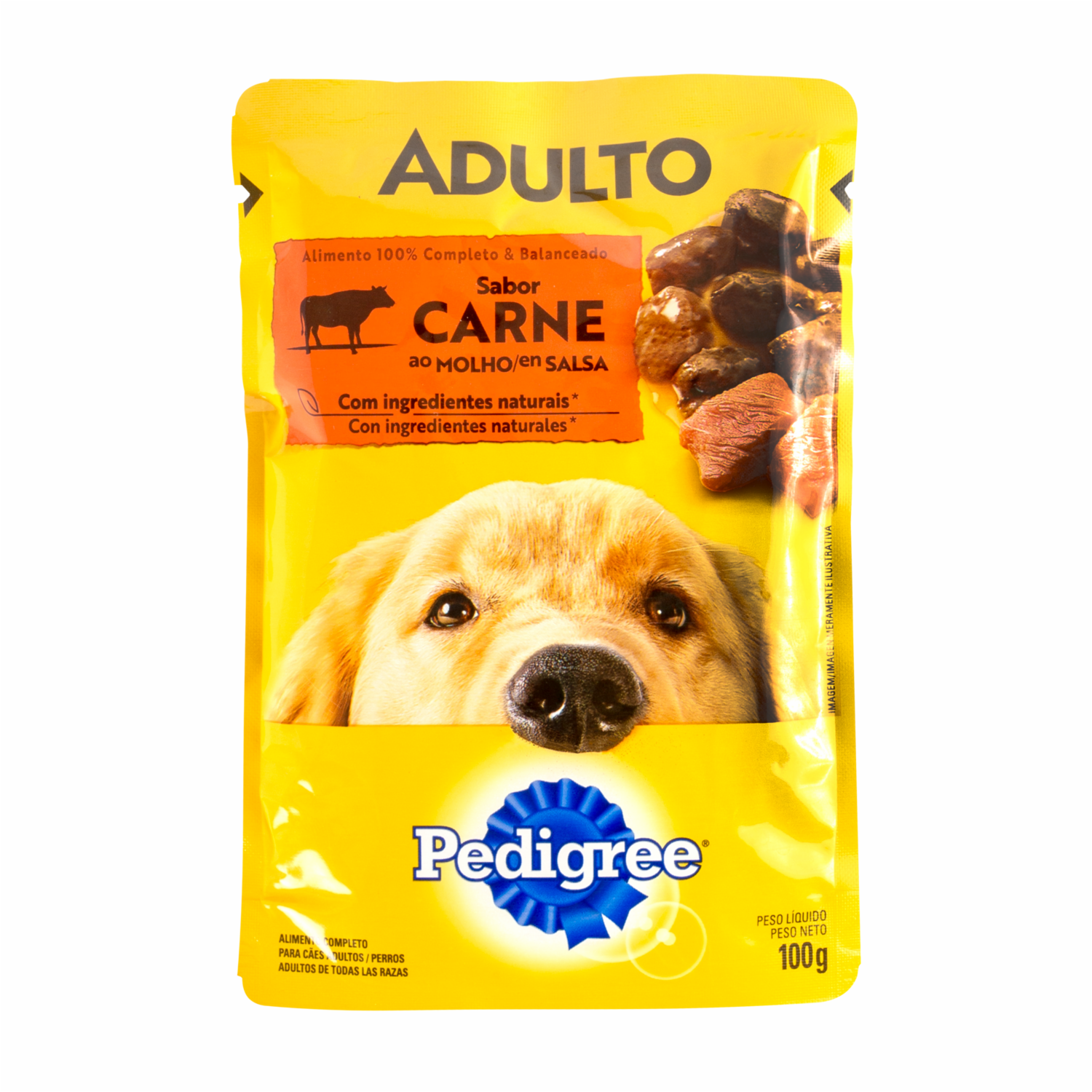 Alimento Para Perros Húmedo Adultos Sabor A Carne En Sobre PEDIGREE 100 G - Image 2