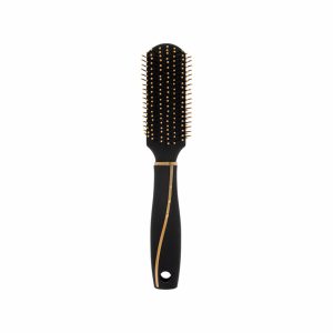 Cepillo De Cabello Rectangular Negro/Dorado HAIR WITH FLAIR Unidad