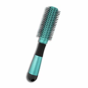 Cepillo De Cabello Cilíndrico Negro/Verde HAIR WITH FLAIR Unidad