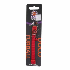 Collar Para Gato Color Rojo DOCO Ajustable