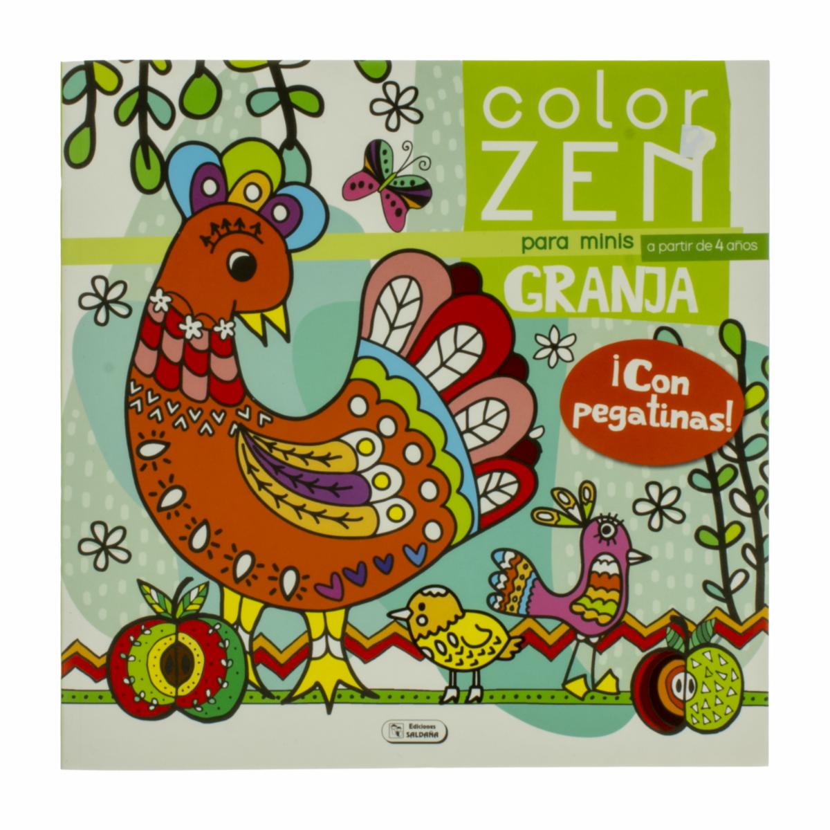 Libro Color Zen Para Minis EDICIONES SALDAÑA 48 Páginas