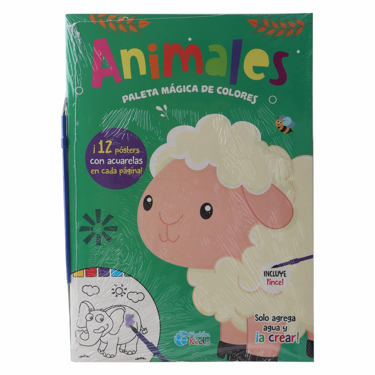 Animales Paleta Mágica De Colores PLUTÓN 12 Pósters