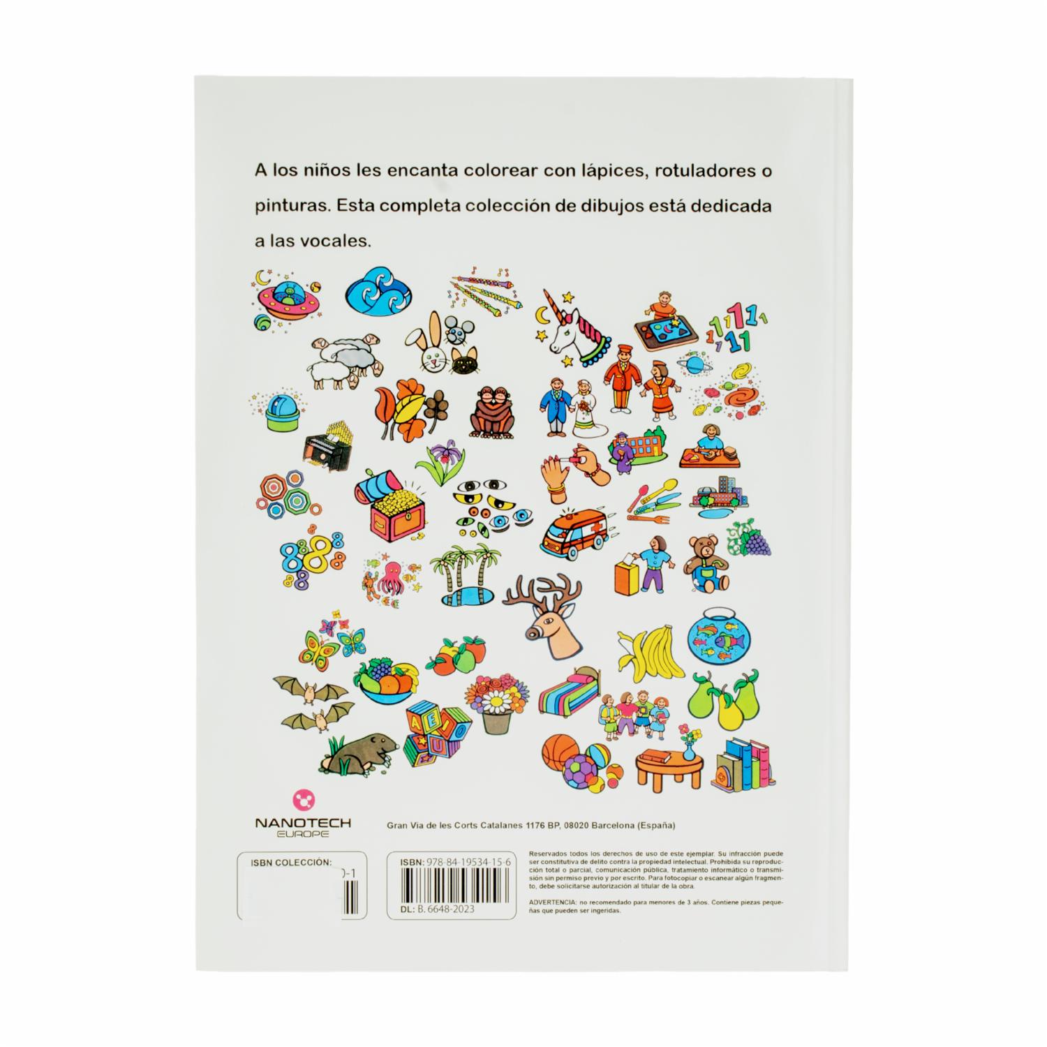 Libro Para Colorear Las Vocales MR.BOOKS 48 Páginas - Image 2