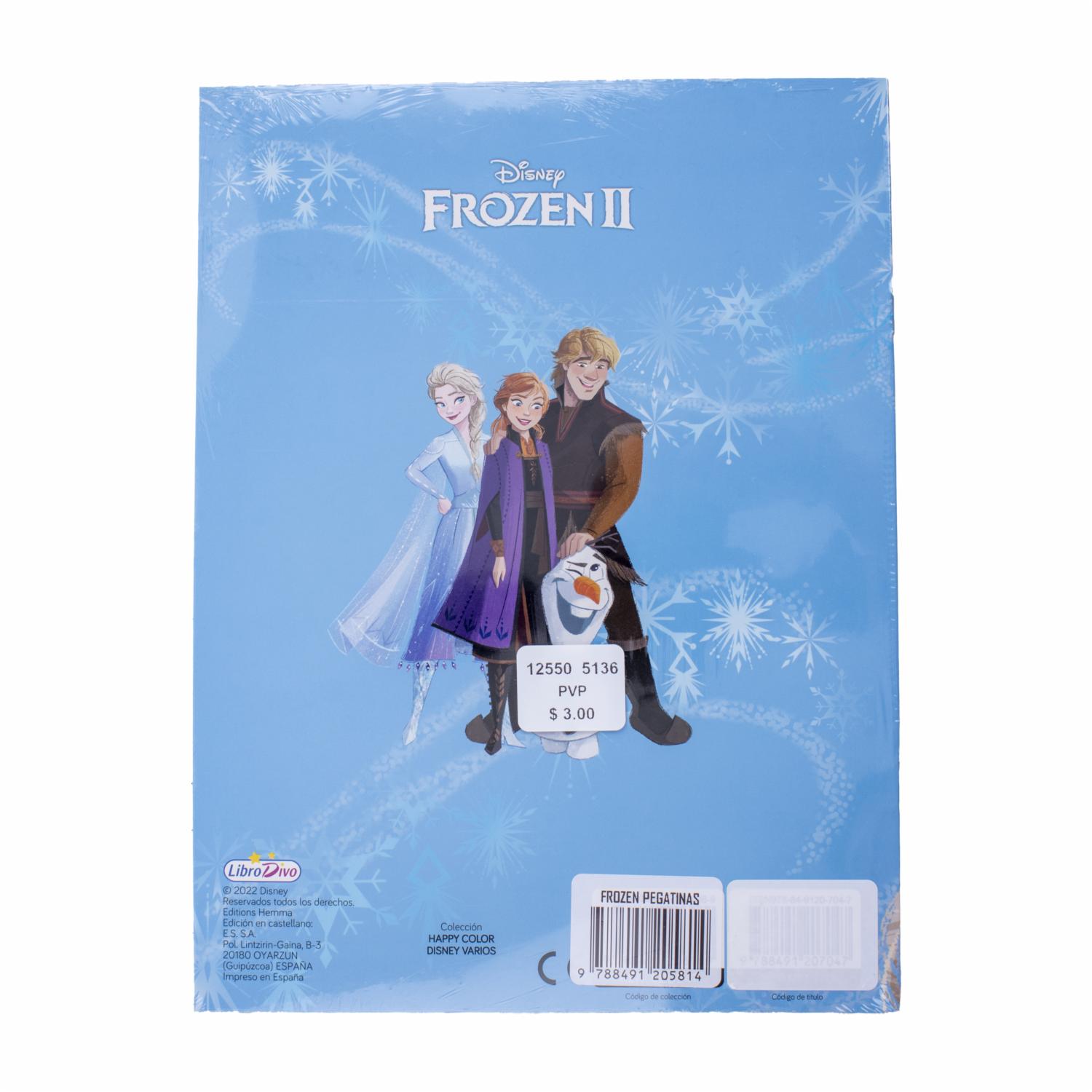 Libro Frozen Pegatinas Para Pequeños 2T LIBRO DIVO 12 Páginas - Image 2