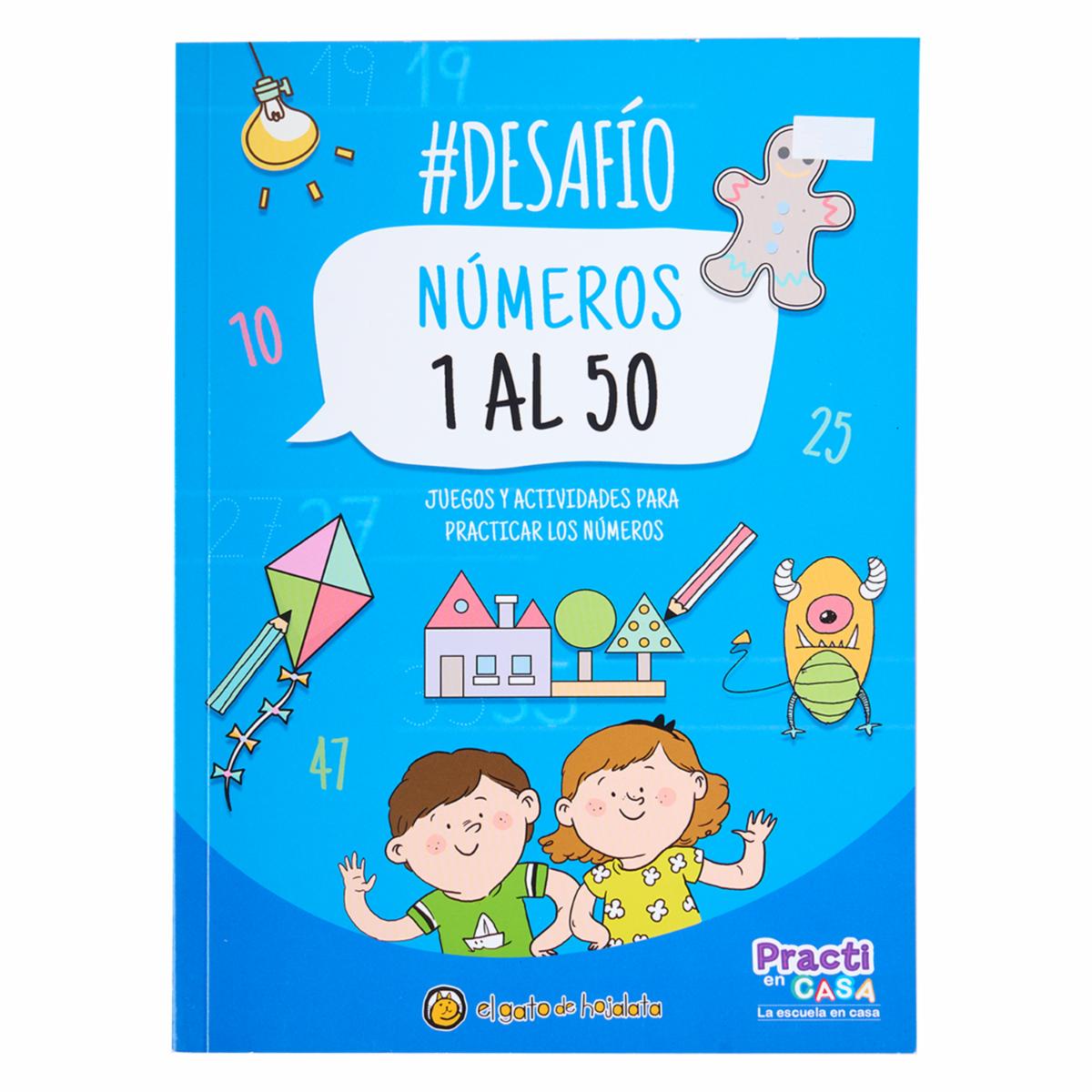 Libro Desafío Números 1 Al 50 2 MR.BOOKS 60 Páginas