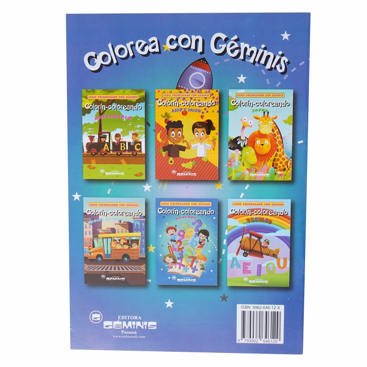Libro Colorín Coloreando Números RADMANDÍ 16 Páginas - Image 2