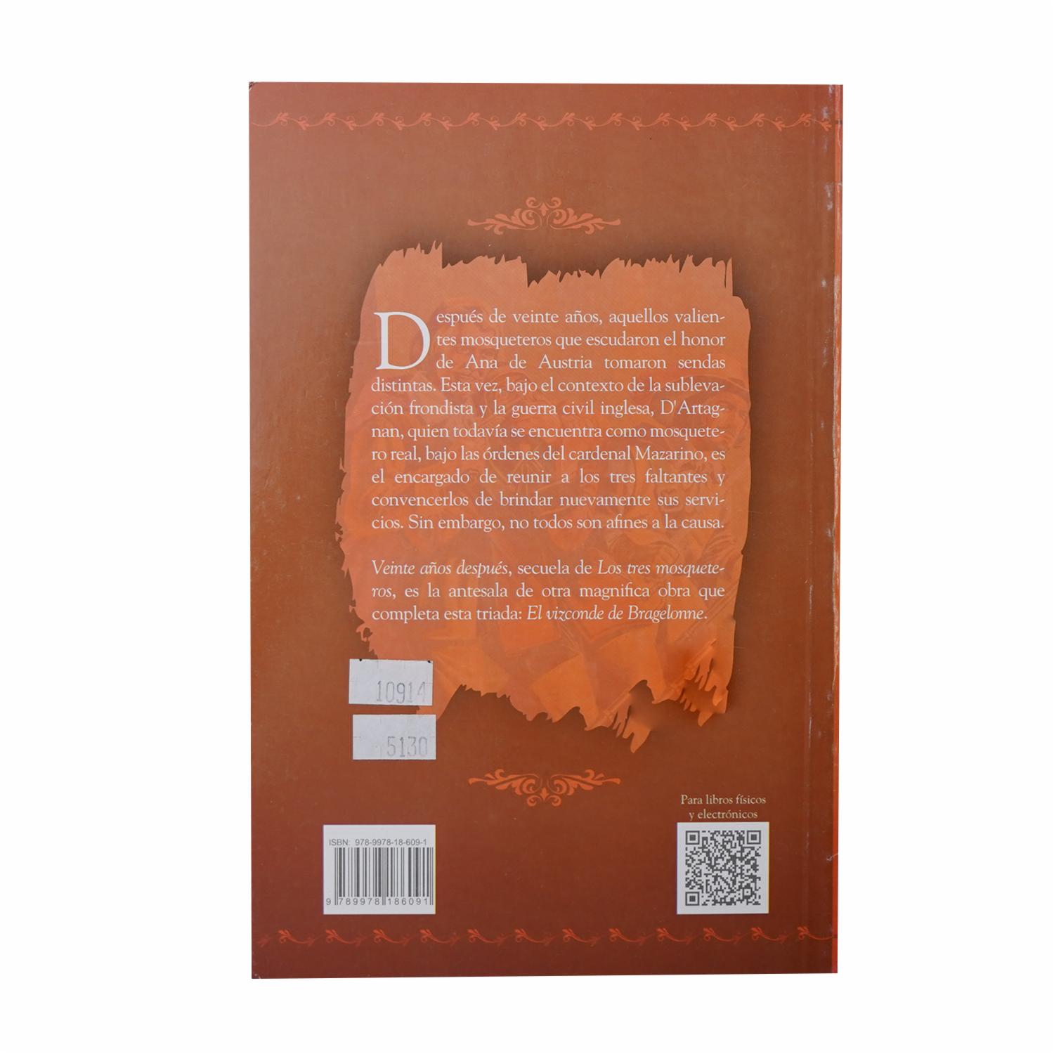 Libro Veinte Anos Después ARIEL 136 Páginas - Image 2