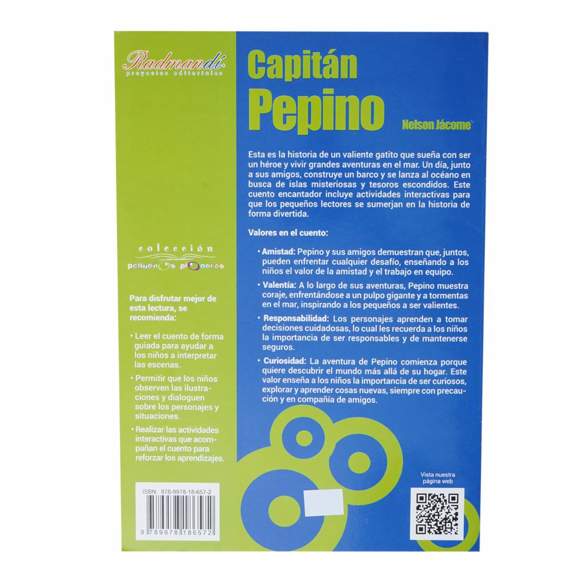 Libro Capitán Pepino RADMANDÍ 12 Páginas - Image 2
