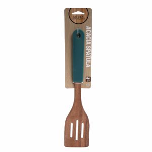 Espatula Plana De Madera Con Mango De Silicona BONITA HOME Unidad