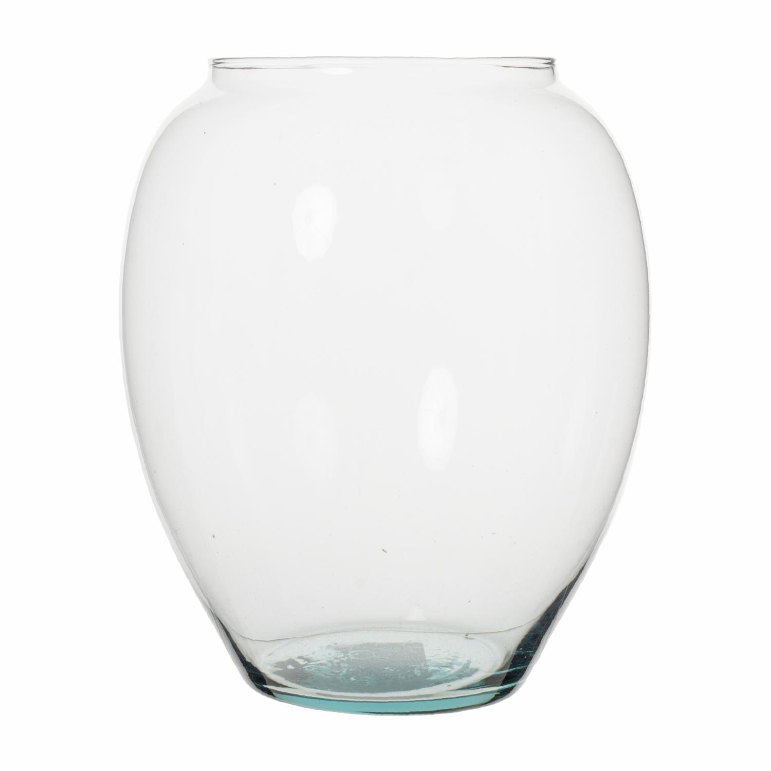 Florero De Cristal Con Forma De Globo VIDRIO ARTE Unidad