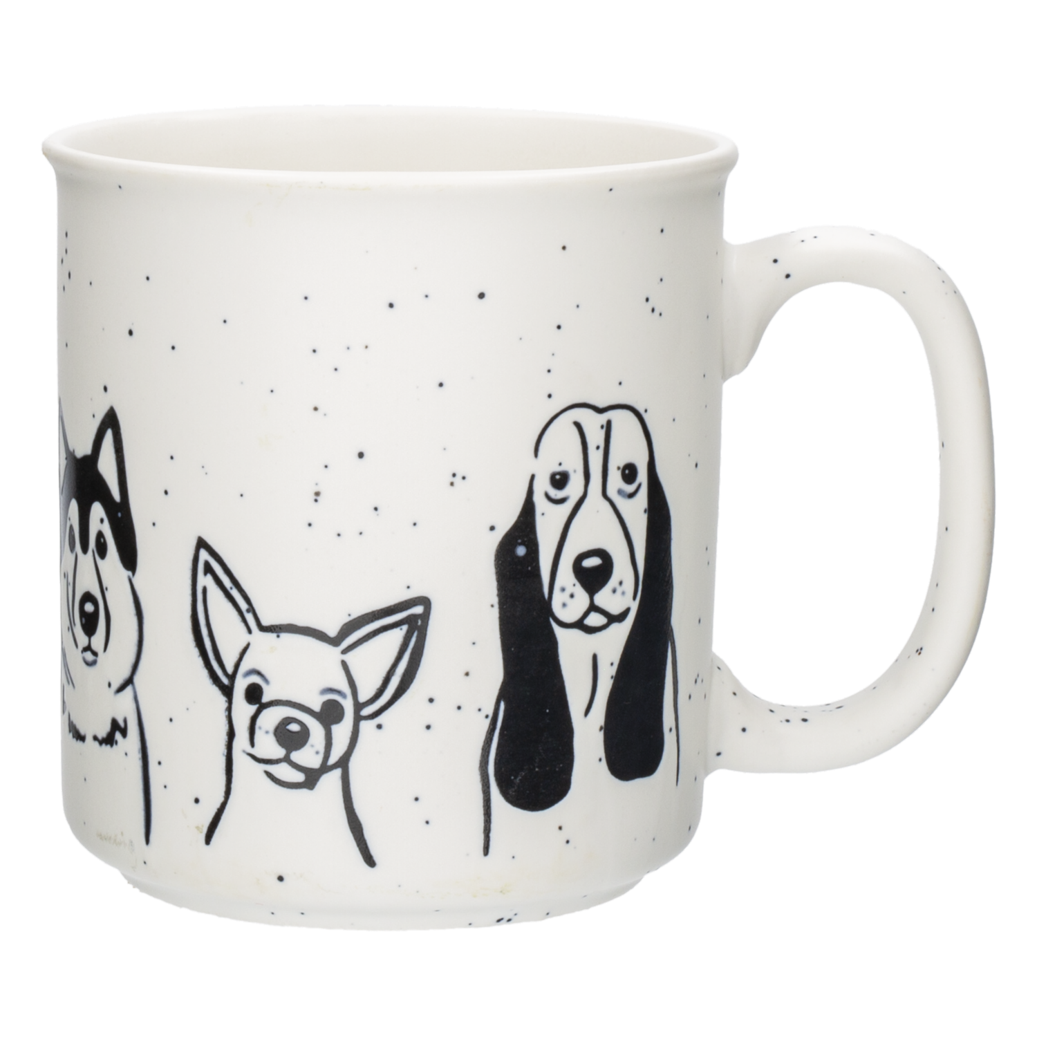 Jarro Diseño Alto Perros Y Gatos Blanco Y Negro FREE HOME 1 Pieza