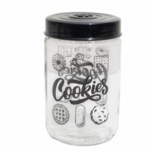 Frasco De Vidrio Para Galletas HEREVIN Mediano