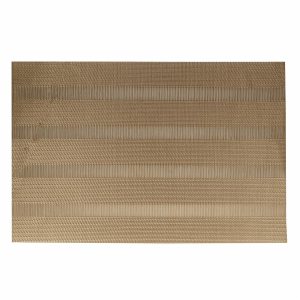 Individual Metalico Dorado FREE HOME 45X30 CM
