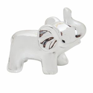 Adorno Decorativo Plateado Elefante KOOME