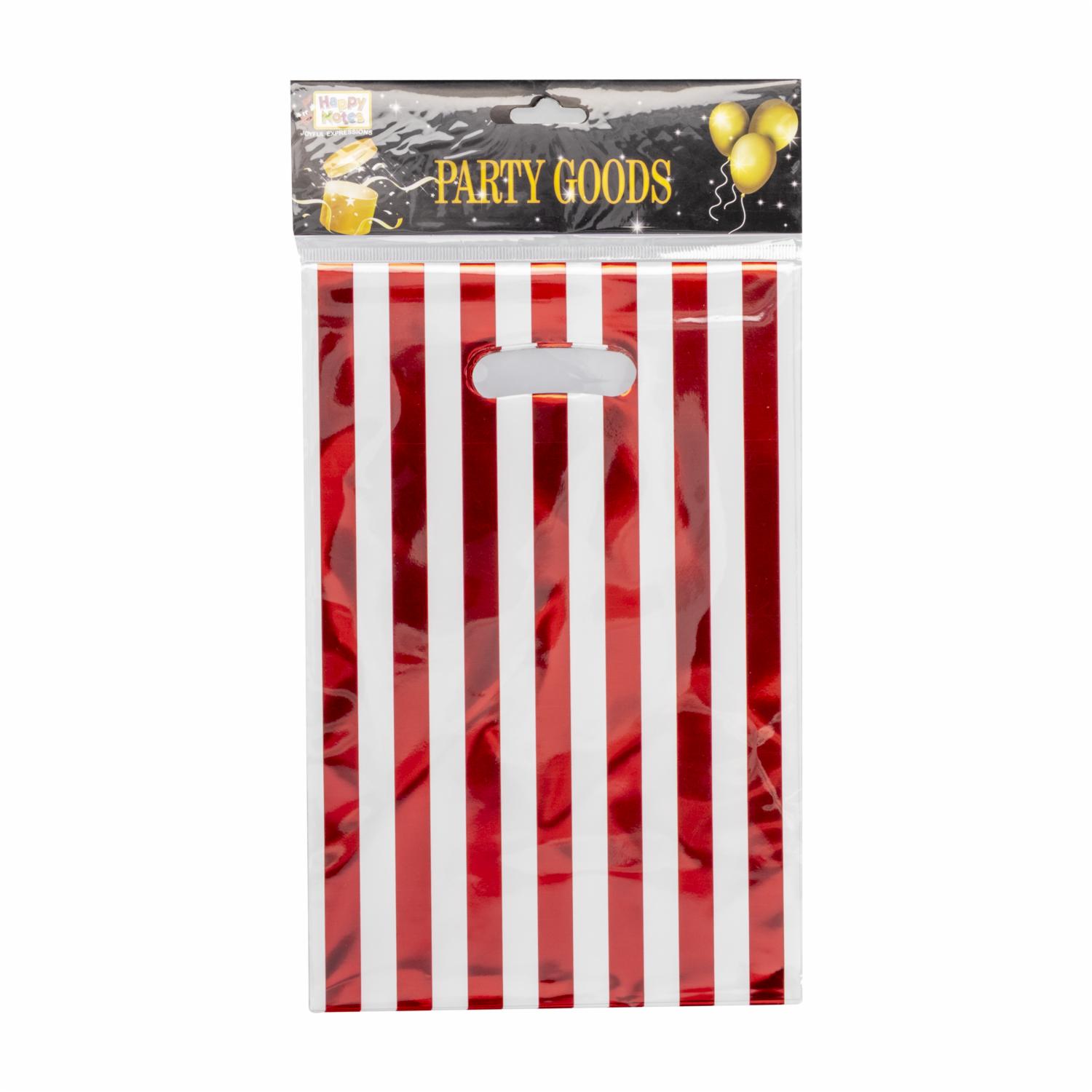 Fundas Plásticas Sorpresa PARTY GOODS Rojo Y Blanco