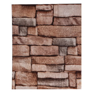 Adhesivo De Pared Diseño Ladrillo Gris Y Beige SKYLARK 35 X 38 X 0,3 Cm
