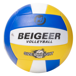 Balón De Vóley Azul Amarillo Y Blanco BEIGEER 19.8 Cm