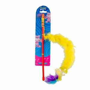 Juguete Pluma Con Bola SOLEIL Para Gato