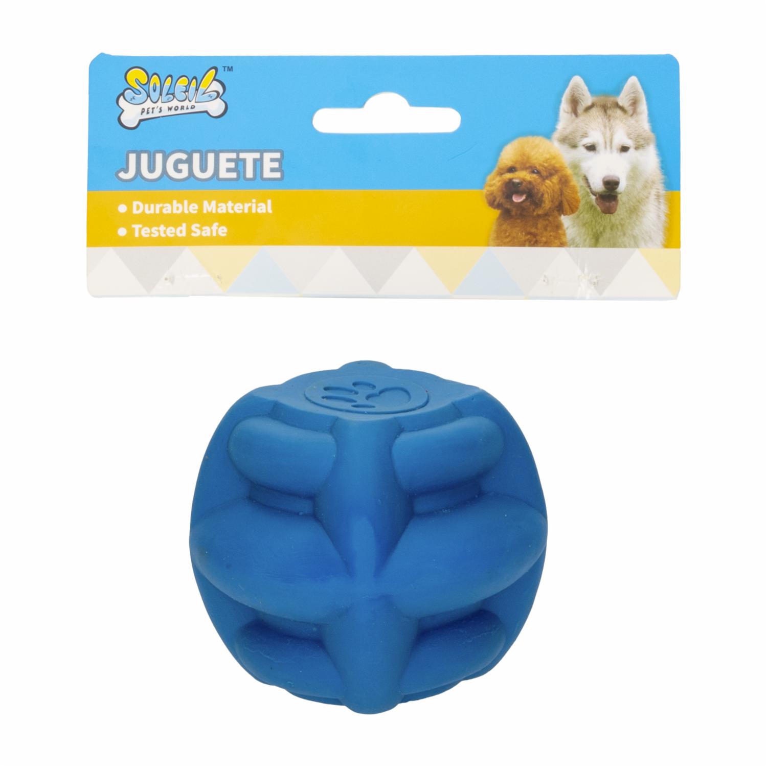 Juguete De Perro Figura Cuadrada De Látex SOLEIL 1 Pieza