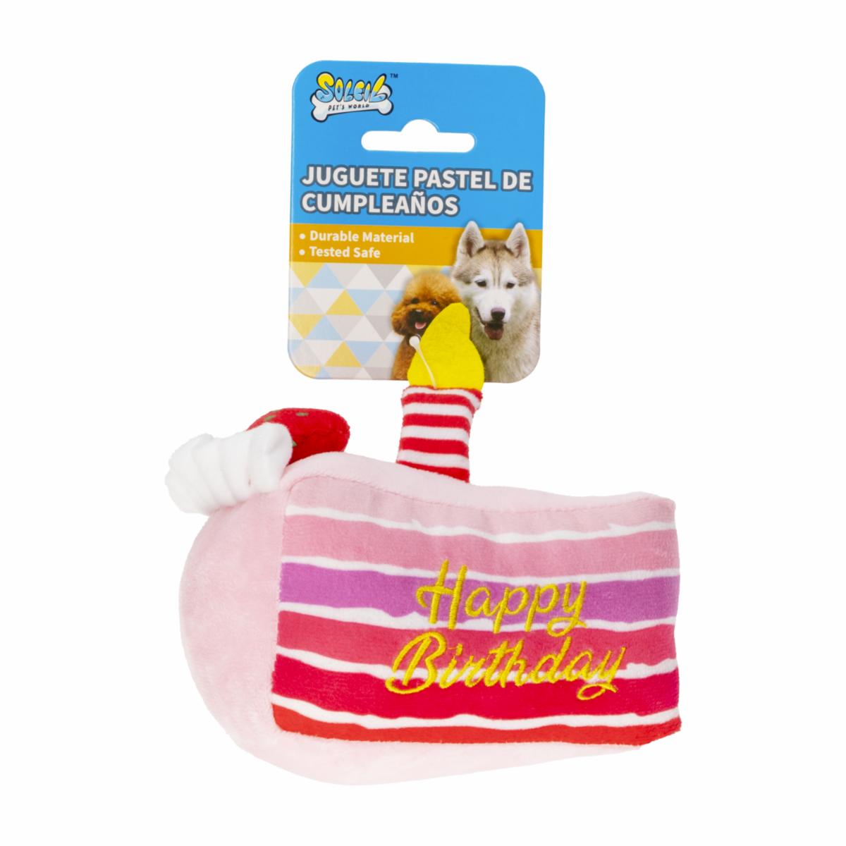 Juguete De Perro Patel De Cumpleaños De Felpa SOLEIL 1 Pieza - Image 2