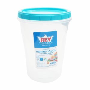 Envase Con Tapa  Rosca REY PLAST 2 Litros