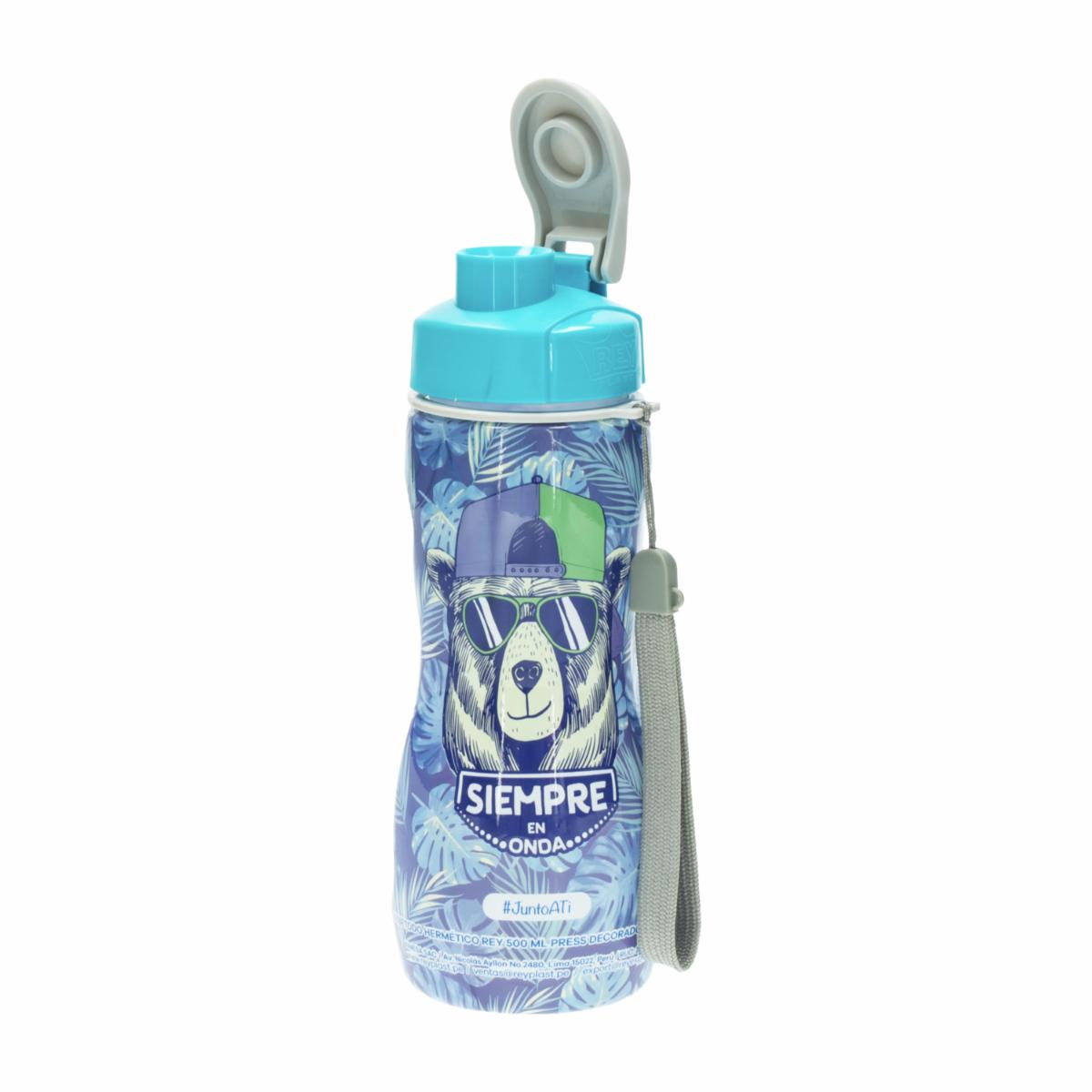 Tomatodo Hermético Press Diseño Masculino REY 500 Ml - Image 2
